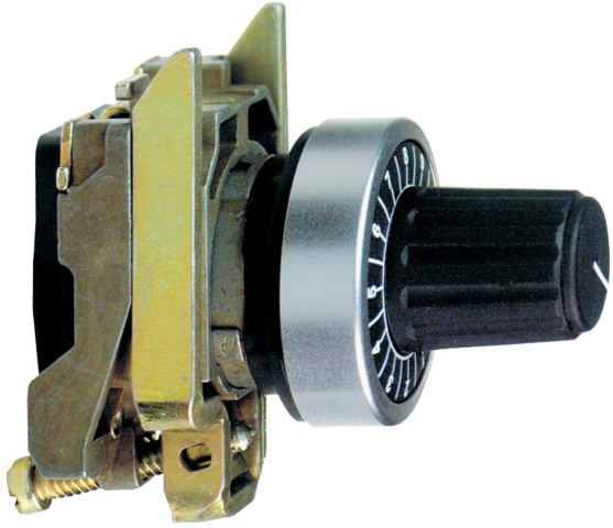 Schneider Electric front element for potentiometer 6mm axis ZB4BD912 NEW