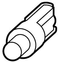 Eaton (Moeller) Single-Chip-LED BA9s gn A22-LED-G NEU