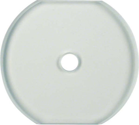 Placa de vidrio Berker f.interruptor giratorio/llave. 1095 NUEVO