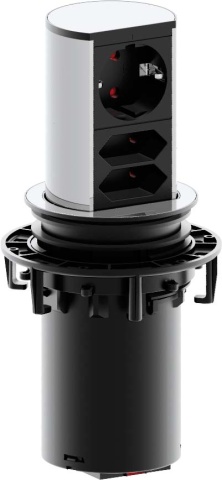 Bachmann Steckdoseneinheit 1xSchutzk., 2xEuro 928.003 NEU