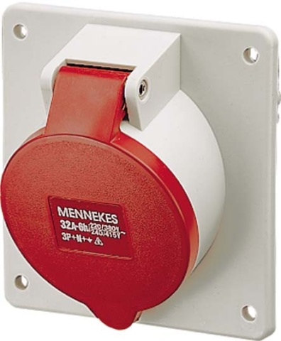 Mennekes surface-mounted socket TA 32A,5p,6h,400V,IP44 20147A NEW