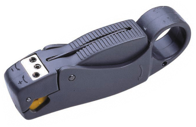 Cimco Coax Stripper w. 3 Cutters. 120098 NEW