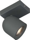 Böhmer Spot de plafond 1xGU10 structure gris 42001...