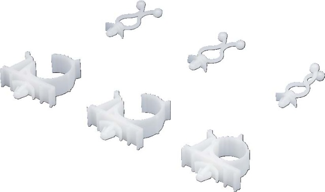 Abrazaderas de cable de Rittal para torsión DK 7111.310 (PU10) NUEVO