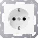 Jung SCHUKO socket outlet with contact protection A1520BFKIWWM NEW