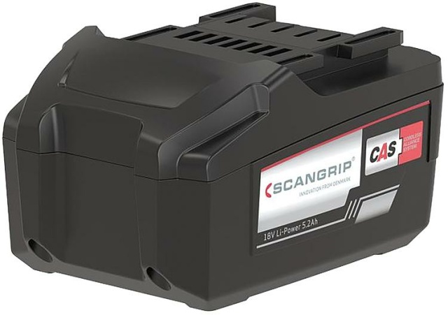 Scangrip CAS batteria ricaricabile 18V Li-Power 5,2Ah NUOVO
