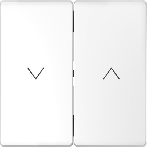 Merten rocker valley with control window System Design lotus white glossy NEW