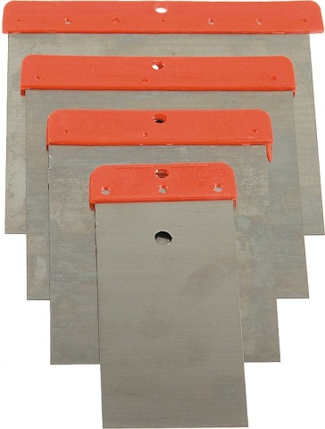 Haromac Japanese spatula set 4 pieces 50/80/100/120 mm NEW