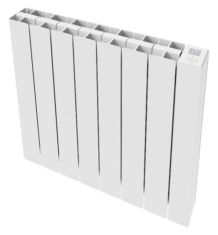 Fondital Aluminium-Heizkörper Elektrisch E-Blitz Core 1500Watt, RAL 9010 NEU