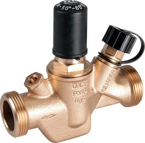 Válvula de control de circulación Kemper Multitherm , 50 a 65 °C, DN 15 (1/2""), ET NUEVO