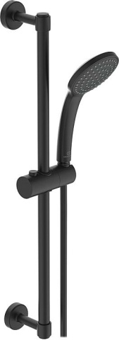 Ideal Standard Brause-Set Standard Idealrain 600 mm, 1 Strahlart schwarz matt NEU