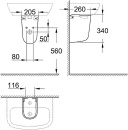 Grohe półpostument Bau ceramiczny biel alpejska NOWOŚĆ