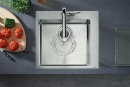 Hansgrohe fregadero encastrado 450 S711-F450 cubeta AxP: 450x400 mm sin agujero excéntrico NUEVO