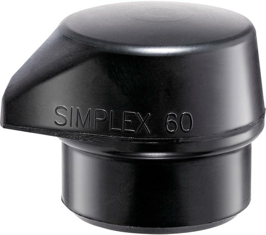 Halder impact insert with stand for SIMPLEX soft-face hammer, rubber composition, Ø 60 mm NEW