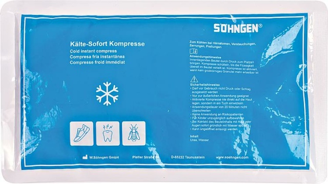 W.Söhngen Compressione fredda istantanea grande 27 x 15 cm NUOVO
