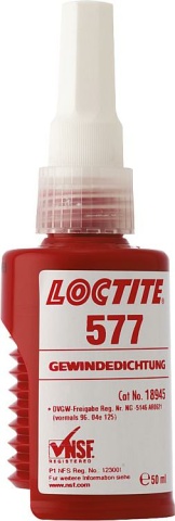 Loctite thread sealant medium strength (DVWG) 577, 50ml dosing bottle NEW