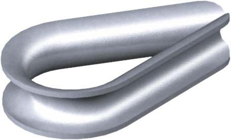 OBO Bettermann Vertr rope thimble galv.vz 946 5 G NEW