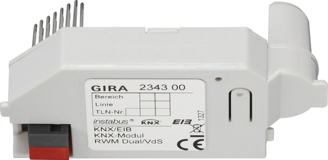 Módulo Gira para dispositivo de alarma de humo KNX Dual/VdS 234300 NUEVO