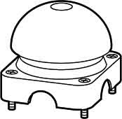 Eaton (Moeller) Mushroom cap black FAK-S NEW