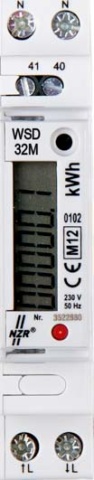 NZR AC meter 1x230 V, 5(25)A EcoCount WSD 32M NEW