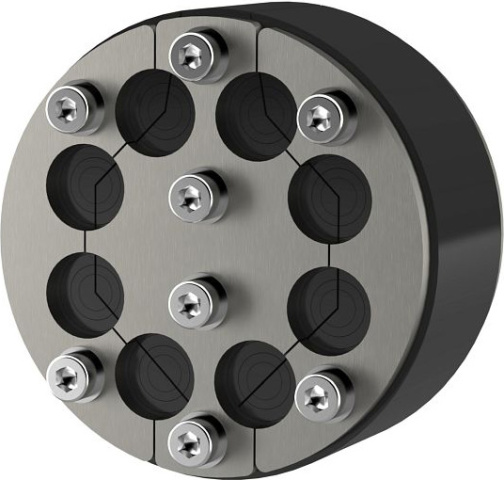 Uszczelnienie przestrzeni pierscieniowej Hauff dla 8 kabli D=4-16,5mm HRD 100-SG-8/4-16,5 NOWOSC