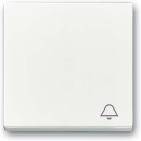 Busch-Jaeger Wippe mit Aufdruck studioweiß 2520...