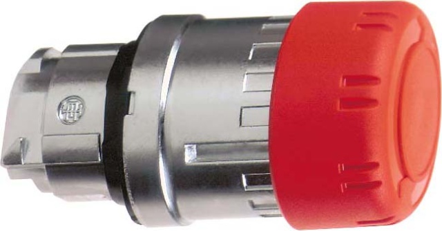 Schneider Electric emergency stop push-button rt, D=30 Rot. centre ZB4BS834 NEW
