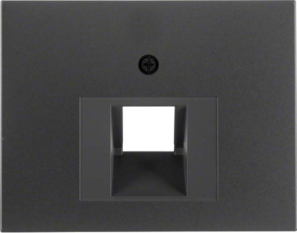 Berker centre plate f.UAE-plug-in anthr 14077006 NEW