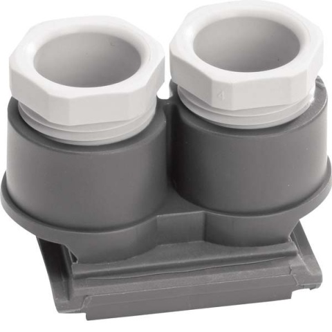 Entrada de cable Berker 2xM20 gr mate 18893505 NUEVO