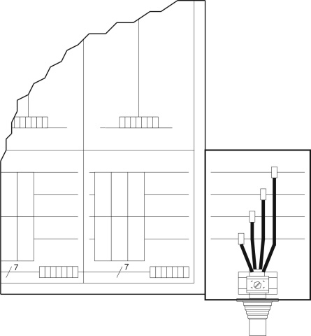 Eaton (Installatie) Kabel Splice Behuizing w. CU Rails ZSD-K/AS/G/CU/VB NIEUW