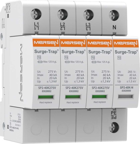 Parafoudre Mersen type 2,4 pôles 40kA STPT2-40K275V-4PG NOUVEAU