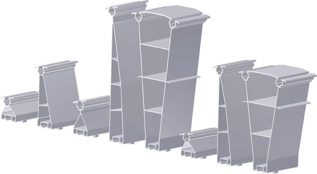Schletter Solar FixZ-10 system profile 18 with 96mm connector 163900-023 NEW