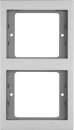Ramka aluminiowa Berker 2-krotna pionowa 13237003 NOWOSC