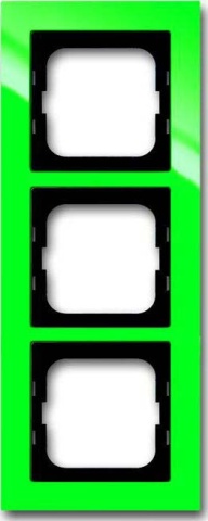 Bastidor Busch-Jaeger de 3 elementos verde 1723-286 NUEVO