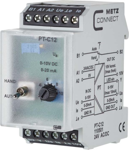Módulo de interfaz Metz Connect PT-C12 24VAC/DC NUEVO
