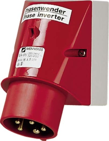 Mennekes wall plug 16A,5p,6h,400V,IP44 2511 NEW