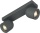 Böhmer Spot de plafond 2xGU10 structure gris 42002 NOUVEAU