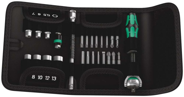 Wera Werk Zyklop set di cricchetti 26 pezzi 051045 NUOVO