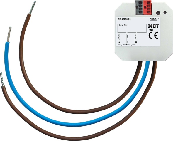 MDT technologies Push-button interface 2-fold flush-mounted, 230VAC BE-02230.02 NEW