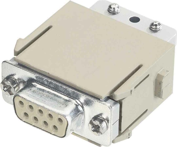 Insert de prise Harting D-Sub mâle, 9 pôles 09140093101 NOUVEAU
