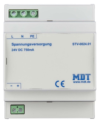 MDT technologies Voeding 4TE REG,750mA,24VDC SELV STV-0024.01 NIEUW
