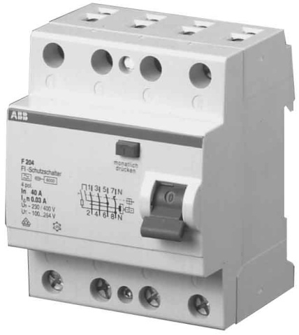 ABB Stotz S&J RCD circuit breaker pro M Compact F204A-25/0.03 NEW
