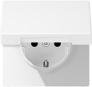 Jung SCHUKO socket outlet with hinged cover LS1520BFKLWWM...