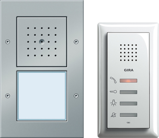 Gira Einfam.haus-Paket Audio alu 049543 NEU