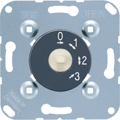 Jung Rotary Switch 16AX 250VAC 3-Stages 1101-4 NEW