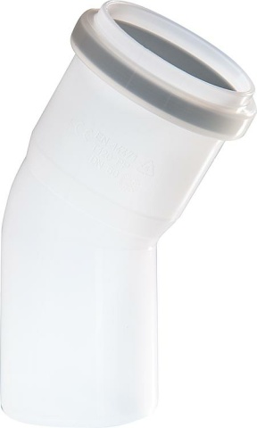 Wolf Kunststoff-Abgasbogen DN60 einwandig 30 Grad, 2651903 NEU