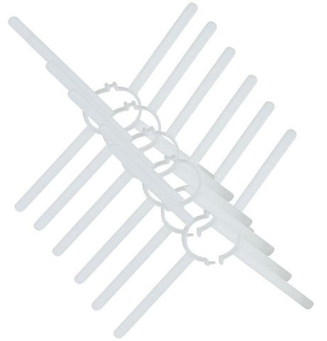 Entretoise Wolf Wolf, DN110 en plastique UE 6 pièces2651673 NOUVEAU