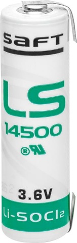 Saft Batterie au lithium 3,6V LS14500-CNR AA - Cellule Cosse à souder en forme de U NOUVELLE