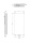 DeLonghi Radiateur plan en acier type Linear 22x1800x700, blanc NOUVEAU