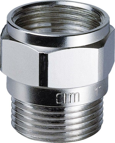 cimberio Rückschlagventil Messing verchromt DN15(1/2"") AGxIG NEU